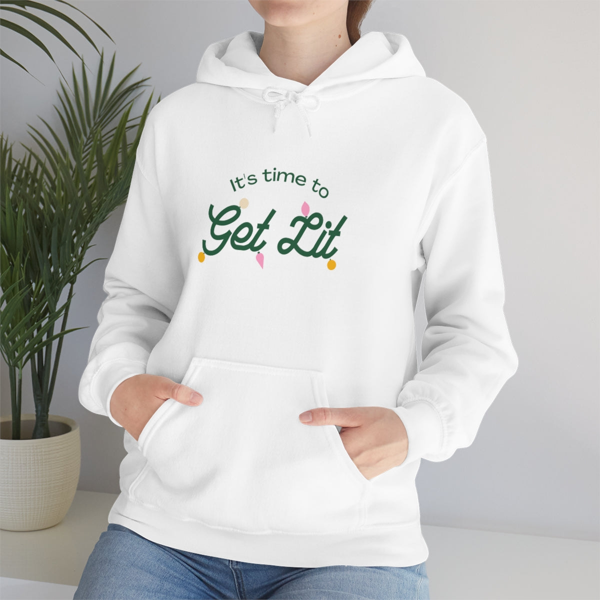 It's Time to get Lit Unisex Heavy Blend™ Hooded Sweatshirt