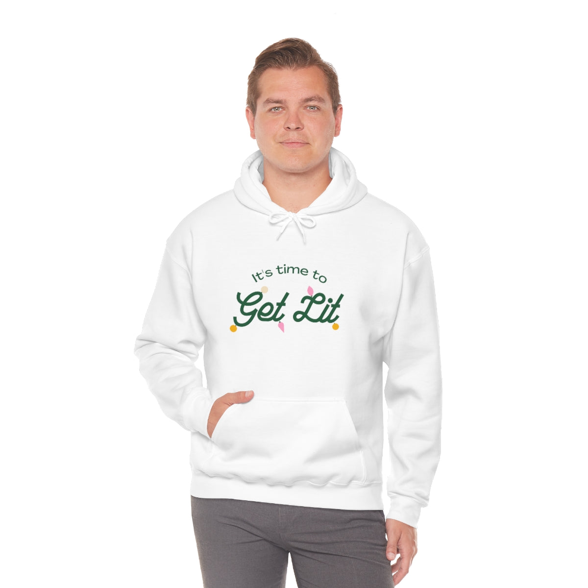 It's Time to get Lit Unisex Heavy Blend™ Hooded Sweatshirt