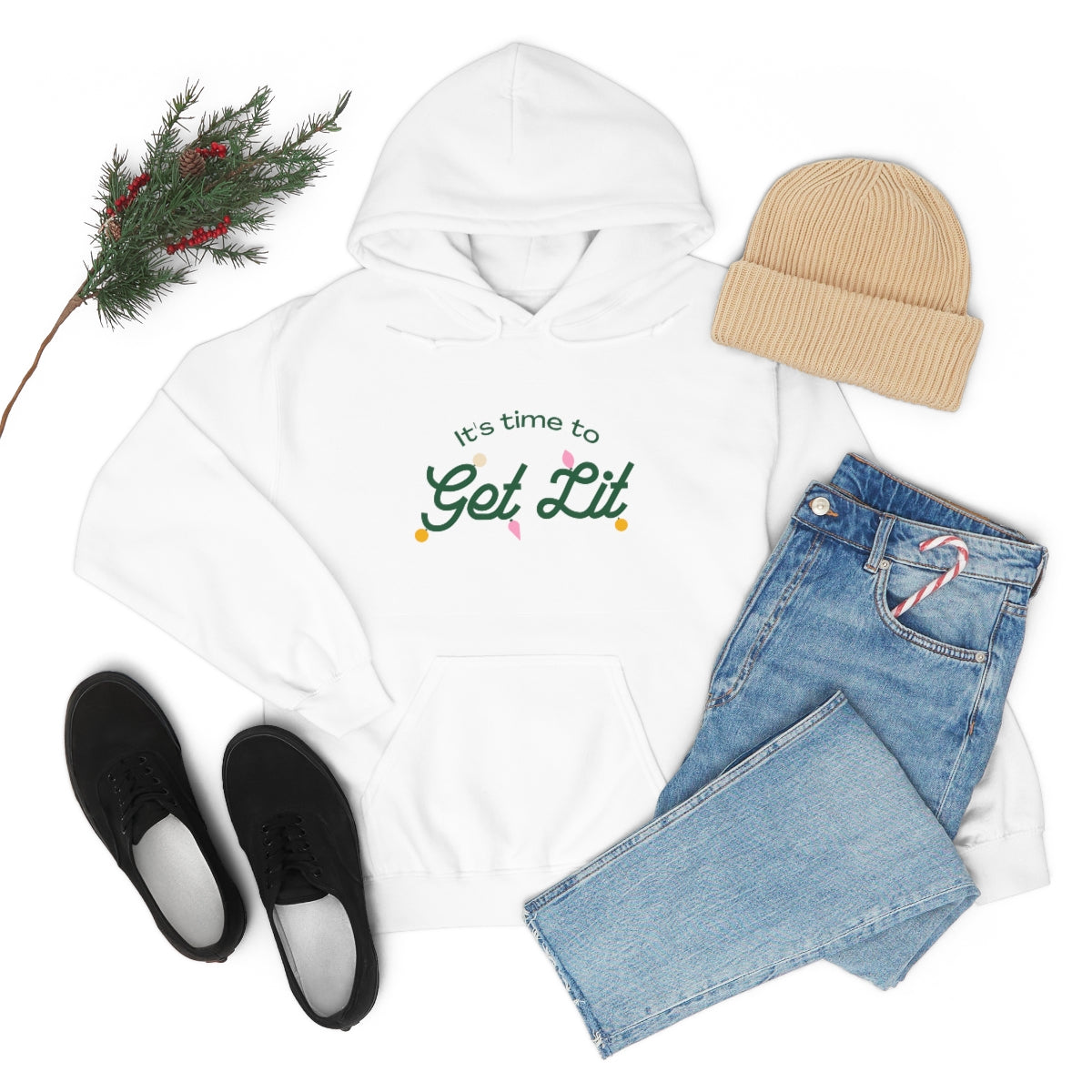 It's Time to get Lit Unisex Heavy Blend™ Hooded Sweatshirt