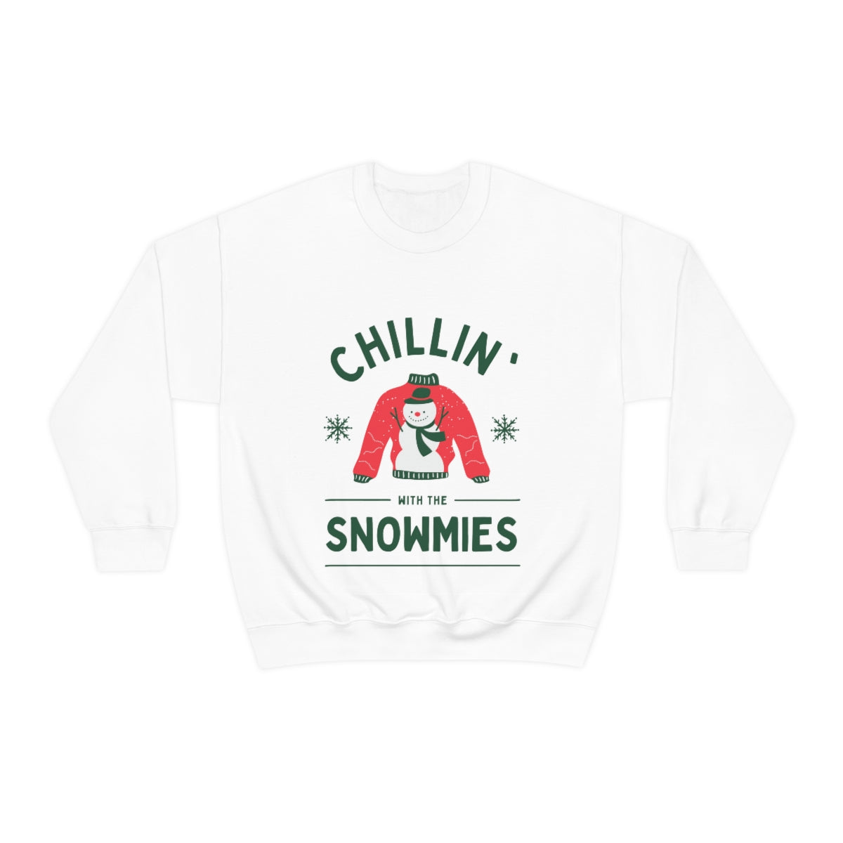 Chillin' with the Snowmies Unisex Heavy Blend™ Crewneck Sweatshirt